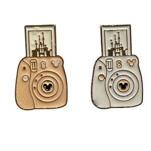 Hidden Mickey Mouse Lapel Pin Camera Cinderella Castle Jewelry Badge Brooch Pin